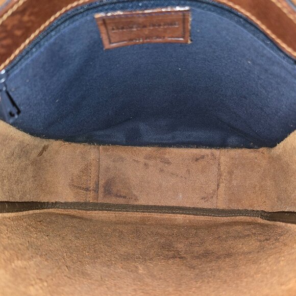 Dooney & Bourke Smooth Italian Brown Vachetta Leather Backpack MADE IN ITALY - Picture 12 of 16